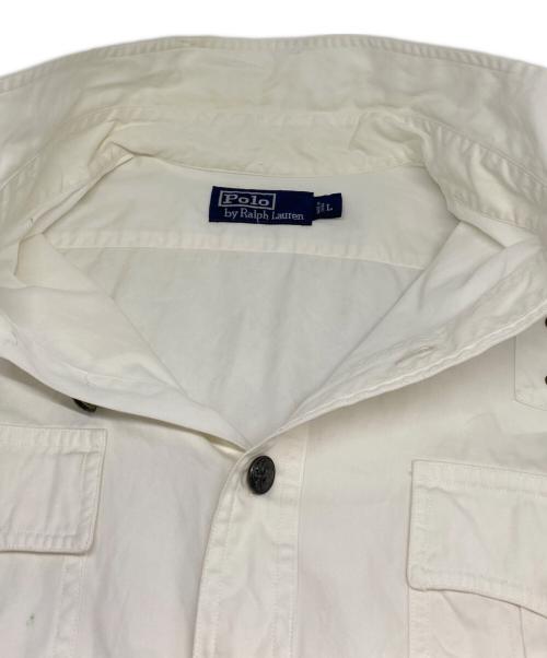 POLO RALPH LAUREN（ポロ・ラルフローレン）POLO RALPH LAUREN (ポロ・ラルフローレン) 90’Ｓ シャツ ホワイト サイズ:Lの古着・服飾アイテム
