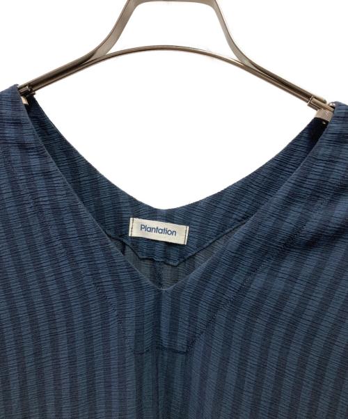 plantation（プランテーション）plantation (プランテーション) ワンピース グレー サイズ:Ｍの古着・服飾アイテム