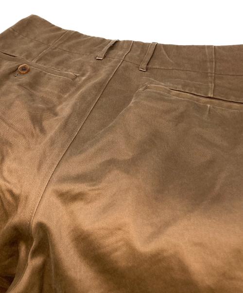 AURALEE（オーラリー）AURALEE (オーラリー) WASHED FINX CHINO TAPERED PANTS ブラウン サイズ:4の古着・服飾アイテム