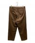 AURALEE (オーラリー) WASHED FINX CHINO TAPERED PANTS ブラウン サイズ:4：7000円