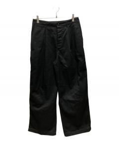 中古・古着通販】Tamme (タム) D WIDE SLACKS ブラック サイズ:1