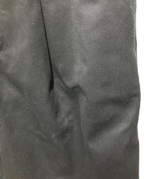 HYKE（ハイク）HYKE (ハイク) T/C TWILL ARMY WIDE LEG CHINOS ブラック サイズ:XLの古着・服飾アイテム