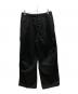 HYKE（ハイク）の古着「T/C TWILL ARMY WIDE LEG CHINOS」｜ブラック