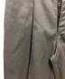 中古・古着 HYKE (ハイク) T/C TWILL ARMY WIDE LEG CHINOS ブラック サイズ:XL：9000円