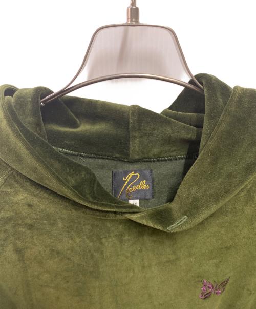 Needles（ニードルズ）Needles (ニードルズ) ベロアパーカー グリーン サイズ:Mの古着・服飾アイテム