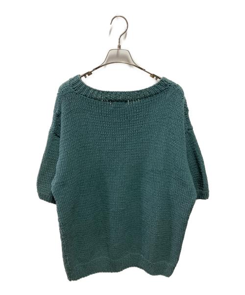 Mcmachan Woolen（マクマーンウーレン）Mcmachan Woolen (マクマーンウーレン) 半袖ニット グリーン サイズ:-の古着・服飾アイテム