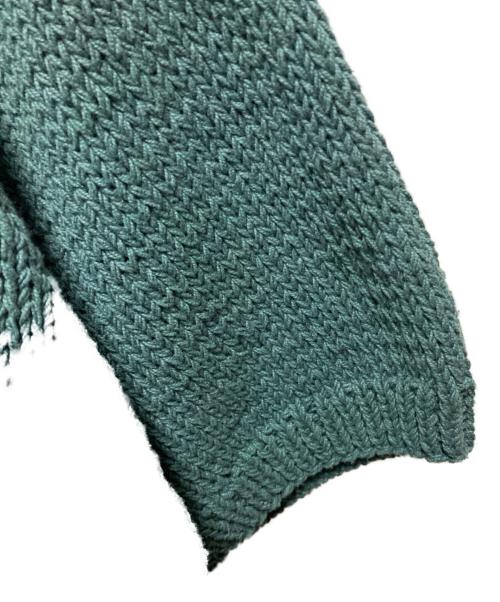 Mcmachan Woolen（マクマーンウーレン）Mcmachan Woolen (マクマーンウーレン) 半袖ニット グリーン サイズ:-の古着・服飾アイテム