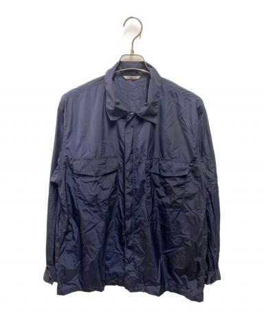 中古・古着通販】AURALEE (オーラリー) LIGHT NYLON ZIP SHIRT 中古・古着通販】AURALEE (オーラリー) LIGHT NYLON ZIP SHIRT