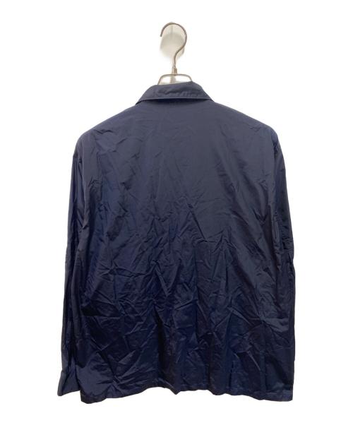 AURALEE（オーラリー）AURALEE (オーラリー) LIGHT NYLON ZIP SHIRT ネイビー サイズ:4の古着・服飾アイテム
