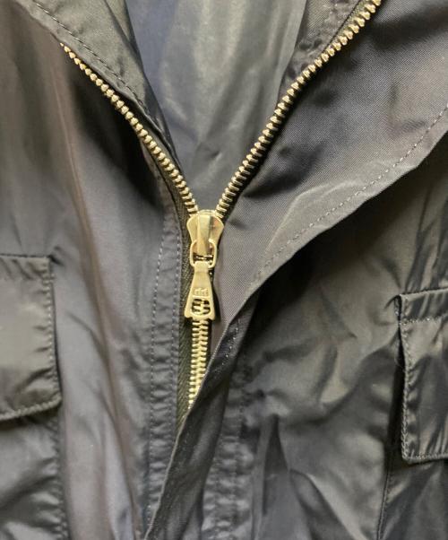AURALEE（オーラリー）AURALEE (オーラリー) LIGHT NYLON ZIP SHIRT ネイビー サイズ:4の古着・服飾アイテム