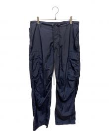 AURALEE（オーラリー）の古着「LIGHT NYLON FATIGUE PANTS」｜ネイビー