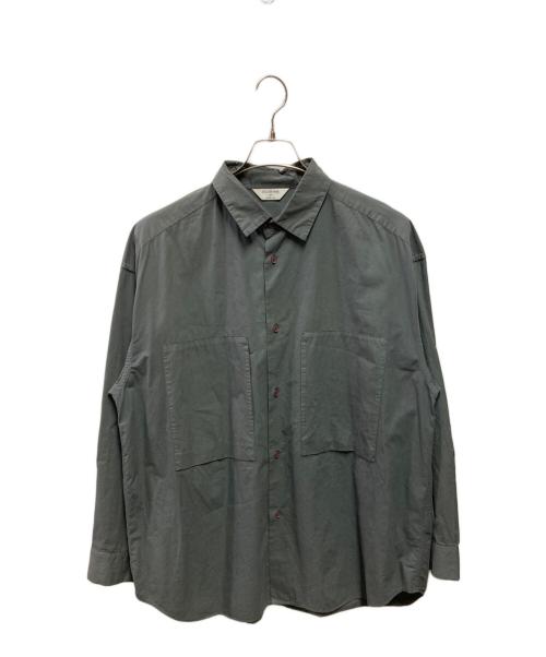 STILL BY HAND（スティルバイハンド）STILL BY HAND (スティルバイハンド) Garment-dye over shirt グレー サイズ:48の古着・服飾アイテム