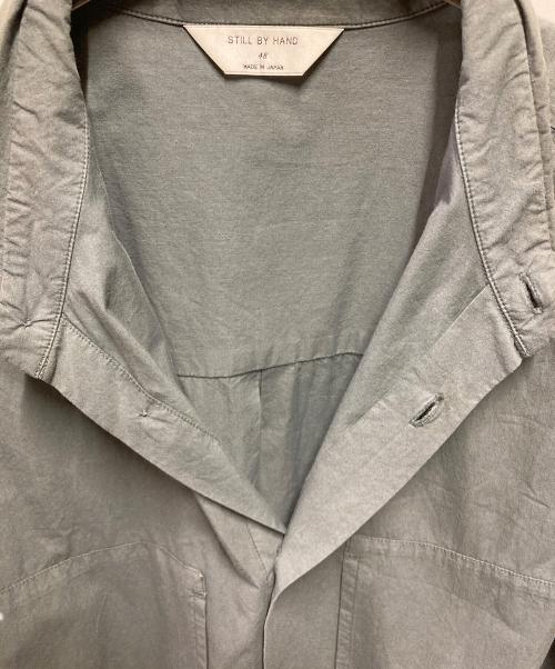 STILL BY HAND（スティルバイハンド）STILL BY HAND (スティルバイハンド) Garment-dye over shirt グレー サイズ:48の古着・服飾アイテム