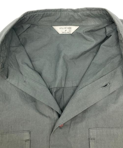 STILL BY HAND（スティルバイハンド）STILL BY HAND (スティルバイハンド) Garment-dye over shirt グレー サイズ:48の古着・服飾アイテム