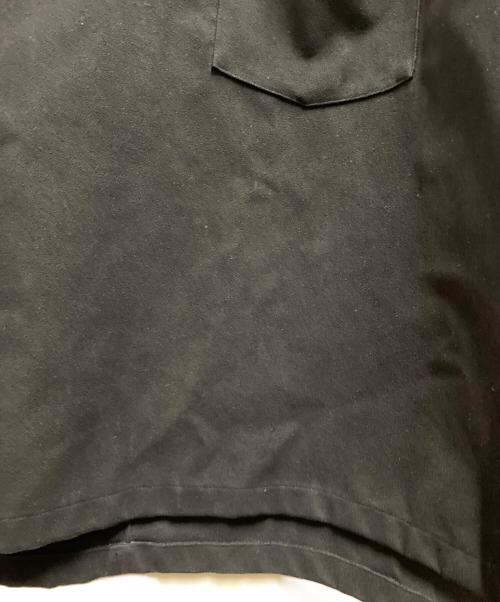 STILL BY HAND（スティルバイハンド）STILL BY HAND (スティルバイハンド) SYNTHETIC LEATHER OVER SHIRT ブラック サイズ:48の古着・服飾アイテム