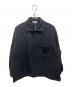 STILL BY HAND（スティルバイハンド）の古着「SYNTHETIC LEATHER OVER SHIRT」｜ブラック