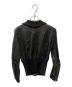 DIESEL (ディーゼル) リブダメージ加工ラムレザージャケット ブラック サイズ:XS：12000円
