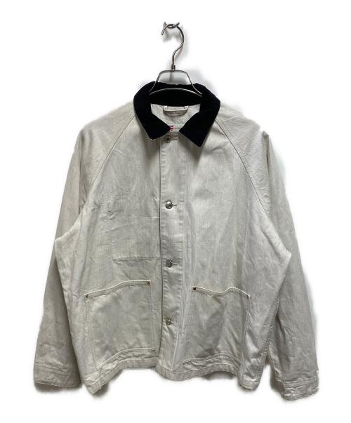 Traditional Weatherwear（トラディショナルウェザーウェア）Traditional Weatherwear (トラディショナルウェザーウェア) WORK JACKET 005D ベージュ サイズ:36の古着・服飾アイテム