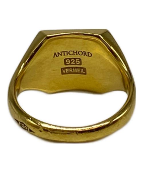 front11201（フロント11201）front11201 (フロント11201) Original Signet Ring Vermeil K24 / Square ゴールド サイズ:表意無しの古着・服飾アイテム