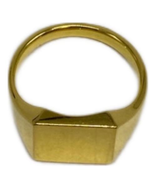 front11201（フロント11201）front11201 (フロント11201) Original Signet Ring Vermeil K24 / Square ゴールド サイズ:表意無しの古着・服飾アイテム