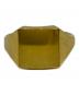 front11201（フロント11201）の古着「Original Signet Ring Vermeil K24 / Square」｜ゴールド