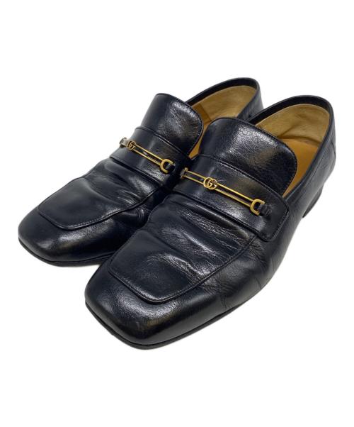 GUCCI（グッチ）GUCCI (グッチ) ローファー ブラック サイズ:6の古着・服飾アイテム