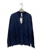 LOOPWHEELER×BEAMSループウィラー×ビームス）の古着「スウェットカーディガン」｜ネイビー