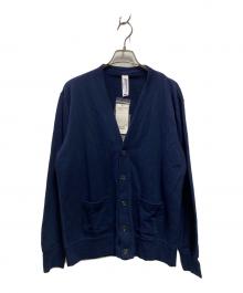 LOOPWHEELER×BEAMS（ループウィラー×ビームス）の古着「スウェットカーディガン」｜ネイビー
