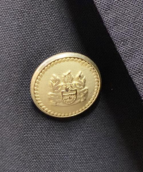 Aquascutum（アクアスキュータム）Aquascutum (アクアスキュータム) ダブルブレザー ネイビー サイズ:サイズ詳細参照の古着・服飾アイテム