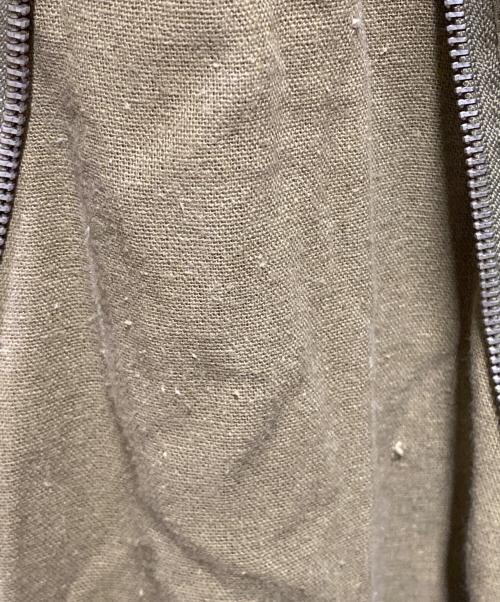 goa（ゴア）goa (ゴア) リネン混ジップギミックスカート カーキ サイズ:FREEの古着・服飾アイテム