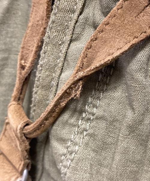 goa（ゴア）goa (ゴア) リネン混ジップギミックスカート カーキ サイズ:FREEの古着・服飾アイテム