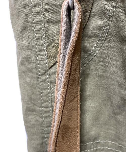 goa（ゴア）goa (ゴア) リネン混ジップギミックスカート カーキ サイズ:FREEの古着・服飾アイテム
