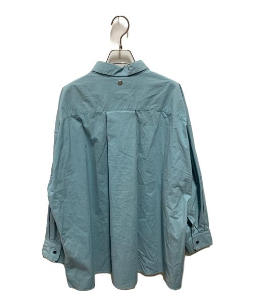 CALMER（カルメール）CALMER (カルメール) ナチュラルダイBIGシャツ ブルー サイズ:ＦＲＥＥの古着・服飾アイテム