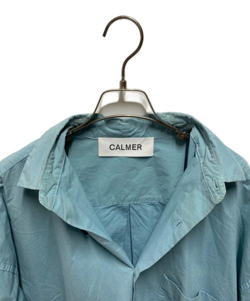 CALMER（カルメール）CALMER (カルメール) ナチュラルダイBIGシャツ ブルー サイズ:ＦＲＥＥの古着・服飾アイテム