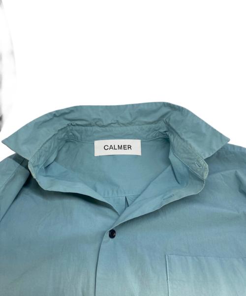 CALMER（カルメール）CALMER (カルメール) ナチュラルダイBIGシャツ ブルー サイズ:ＦＲＥＥの古着・服飾アイテム