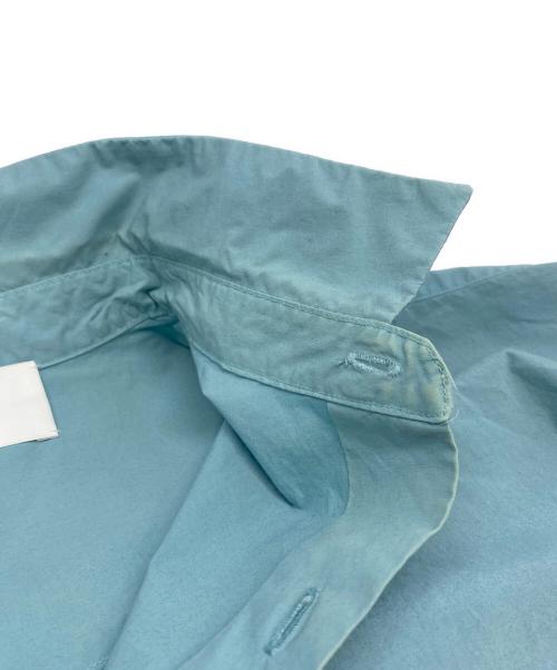 CALMER（カルメール）CALMER (カルメール) ナチュラルダイBIGシャツ ブルー サイズ:ＦＲＥＥの古着・服飾アイテム