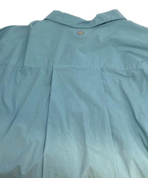 CALMER（カルメール）CALMER (カルメール) ナチュラルダイBIGシャツ ブルー サイズ:ＦＲＥＥの古着・服飾アイテム