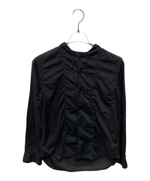 BLACK COMME des GARCONS（ブラックコムデギャルソン）BLACK COMME des GARCONS (ブラックコムデギャルソン) フードシャツ ブラック サイズ:Ｓの古着・服飾アイテム