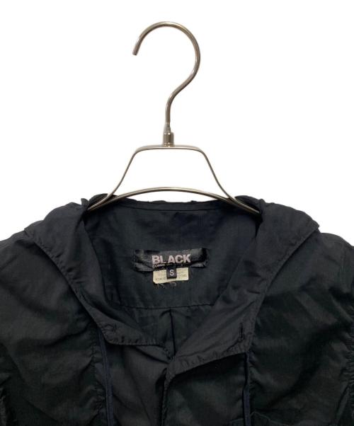 BLACK COMME des GARCONS（ブラックコムデギャルソン）BLACK COMME des GARCONS (ブラックコムデギャルソン) フードシャツ ブラック サイズ:Ｓの古着・服飾アイテム