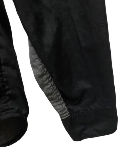 BLACK COMME des GARCONS（ブラックコムデギャルソン）BLACK COMME des GARCONS (ブラックコムデギャルソン) フードシャツ ブラック サイズ:Ｓの古着・服飾アイテム