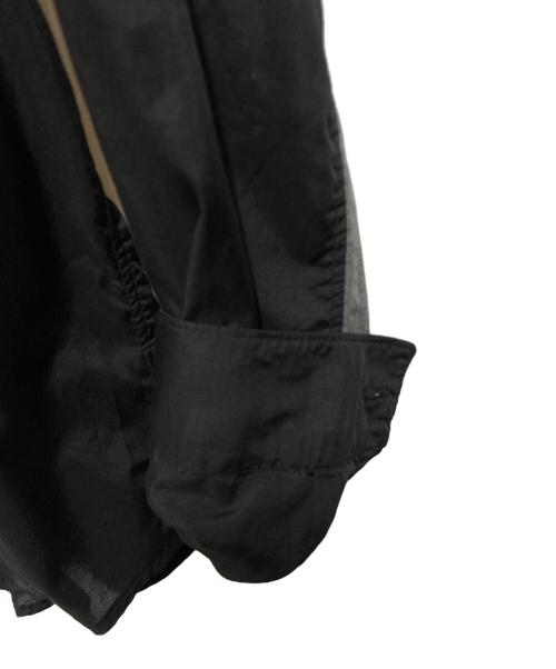 BLACK COMME des GARCONS（ブラックコムデギャルソン）BLACK COMME des GARCONS (ブラックコムデギャルソン) フードシャツ ブラック サイズ:Ｓの古着・服飾アイテム