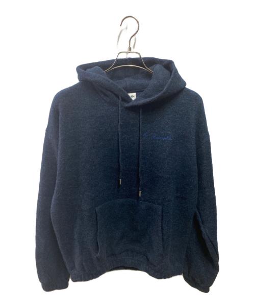 LACOSTE（ラコステ）LACOSTE (ラコステ) ダブルフェイスルーズフィットフーディー ネイビー サイズ:4の古着・服飾アイテム