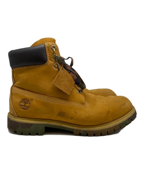 Timberland（ティンバーランド）Timberland (ティンバーランド) カモ柄アウトソール6インチプレミアムブーツ ベージュ サイズ:9の古着・服飾アイテム