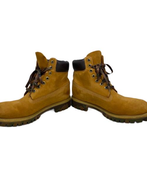 Timberland（ティンバーランド）Timberland (ティンバーランド) カモ柄アウトソール6インチプレミアムブーツ ベージュ サイズ:9の古着・服飾アイテム