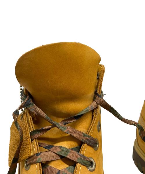 Timberland（ティンバーランド）Timberland (ティンバーランド) カモ柄アウトソール6インチプレミアムブーツ ベージュ サイズ:9の古着・服飾アイテム