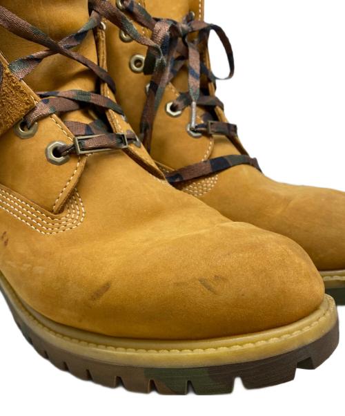 Timberland（ティンバーランド）Timberland (ティンバーランド) カモ柄アウトソール6インチプレミアムブーツ ベージュ サイズ:9の古着・服飾アイテム