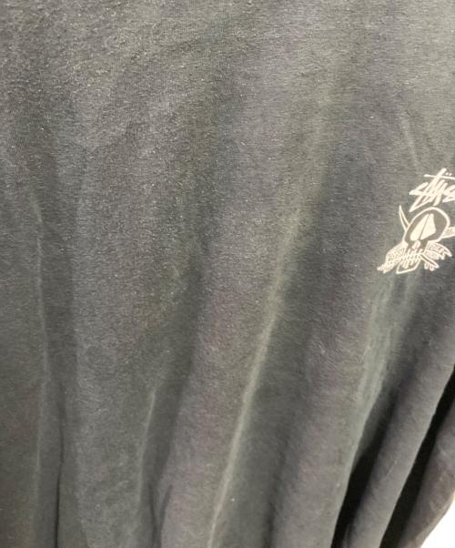 stussy（ステューシー）stussy (ステューシー) 90s FRESH FOILSプリントTシャツ ブラック サイズ:Ｌの古着・服飾アイテム
