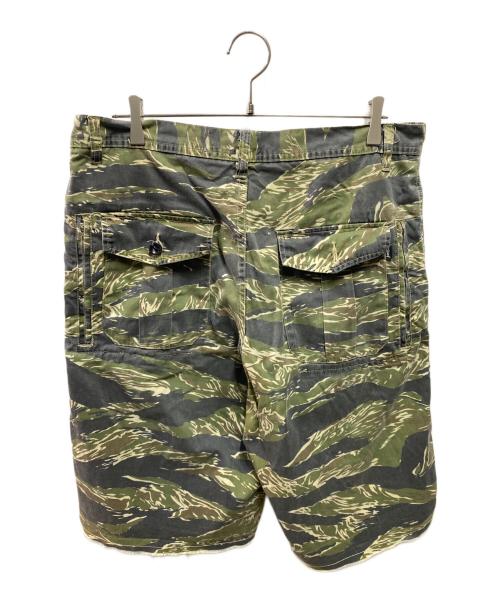 stussy（ステューシー）stussy (ステューシー) タイガーカモカットオフハーフパンツ グリーン サイズ:32の古着・服飾アイテム