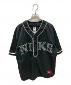 NIKEナイキ）の古着「Nike Life Men's Short-Sleeve Vintage Sport Top」｜ブラック
