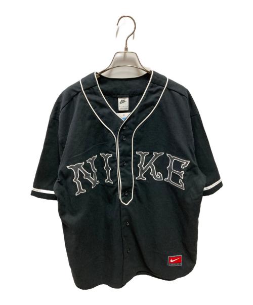 NIKE（ナイキ）NIKE (ナイキ) Nike Life Men's Short-Sleeve Vintage Sport Top ブラック サイズ:Ｍ 未使用品の古着・服飾アイテム